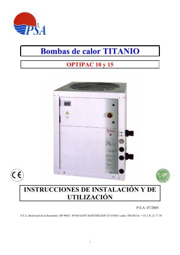 Bombas de calor TITANIO - Ferromar