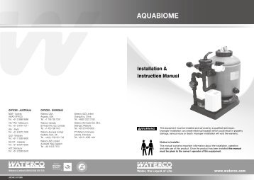 AQUABIOME - Waterco