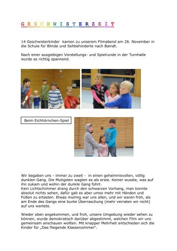 Bericht vom Filmabend am 26.11.2011 - Liebenauer Netzwerk Familie