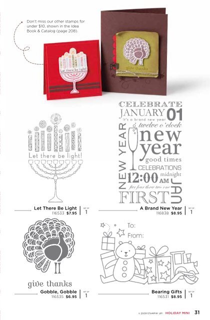 Holiday Mini Catalog - Stampin' Up!