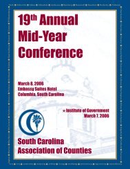 SCAC Mid-Year Conference - South Carolina Association of ...