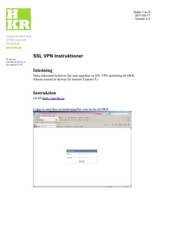 Instruktion fÃƒÂ¶r anvÃƒÂ¤ndning av VPN (pdf, sv)