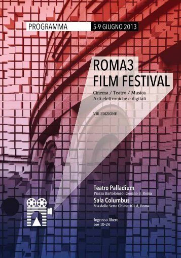 ROMA3 FILM FESTIVAL - Corso di Design a Roma