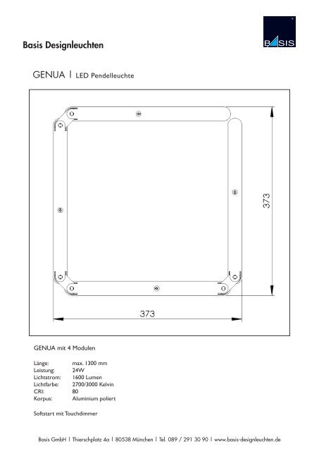 Basis Designleuchten - Basis GmbH