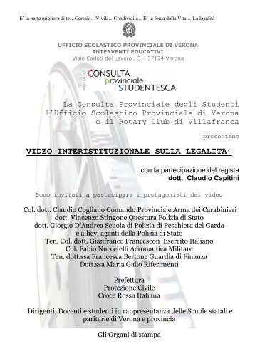 locandina video definitivo1.pdf - Ufficio Scolastico Provinciale di ...