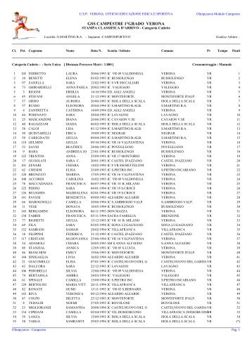 CE - Ufficio Scolastico Provinciale di Verona