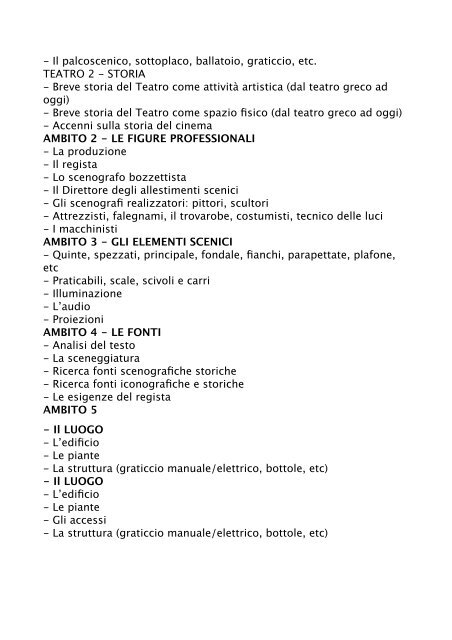 progettazione generale 2012-13 - Liceo Artistico Statale Catalano