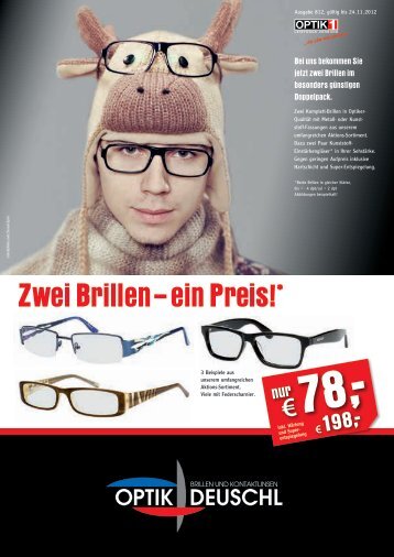 Prospekt November 2012 - Optik Deuschl