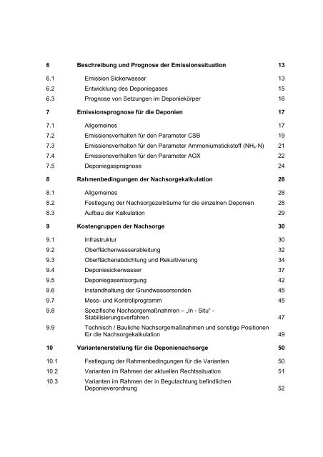 Studie Deponienachsorge TEXT