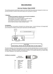 User instructions ArcLine Outdoor Optic 80 MC - Anolis
