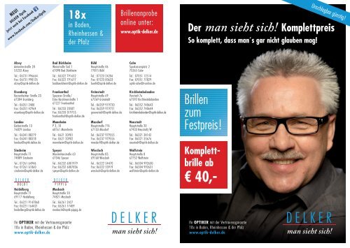 Der Komplettpreis - Delker Optik