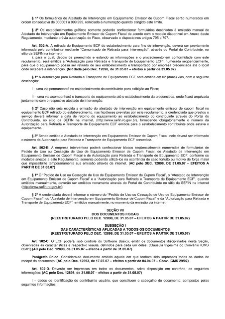 DECRETO NÂº 8321, DE 30 DE ABRIL DE 1998. - SEFIN