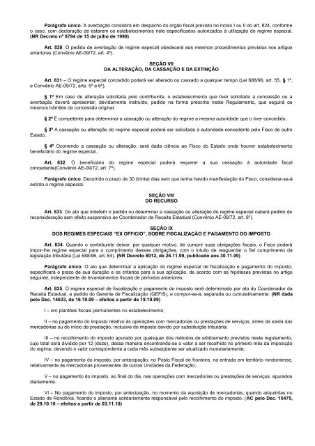 DECRETO NÂº 8321, DE 30 DE ABRIL DE 1998. - SEFIN