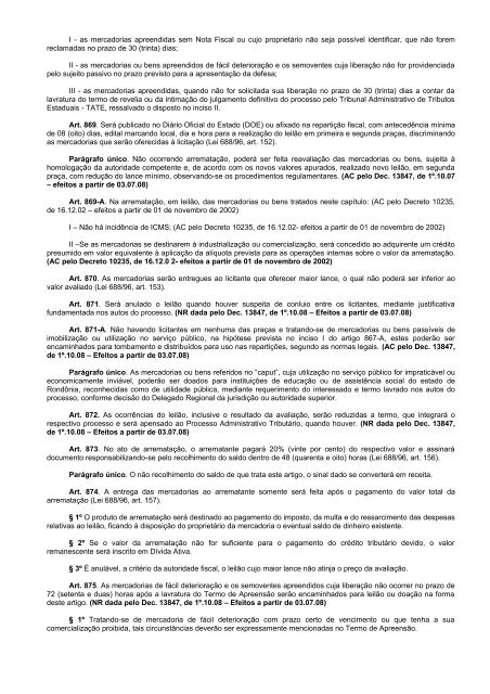 DECRETO NÂº 8321, DE 30 DE ABRIL DE 1998. - SEFIN