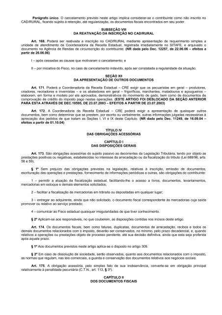 DECRETO NÂº 8321, DE 30 DE ABRIL DE 1998. - SEFIN