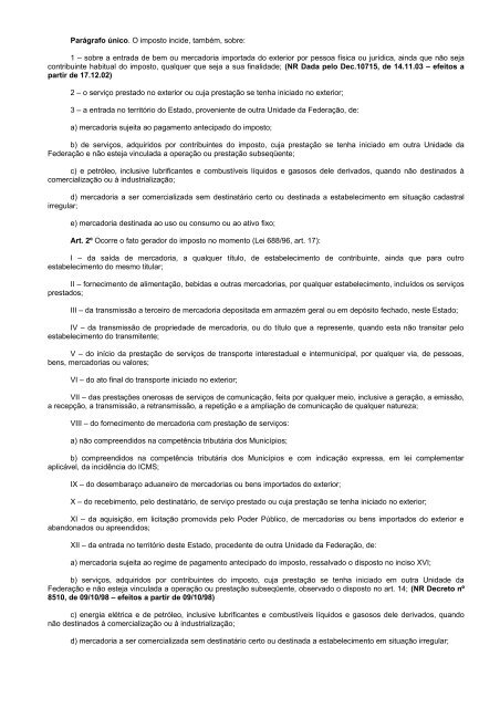 DECRETO NÂº 8321, DE 30 DE ABRIL DE 1998. - SEFIN