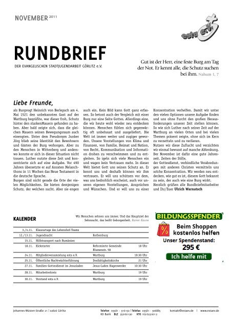 RUNDBRIEF - esta eV