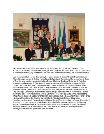 Apri il documento - Lions Club Capo d'Orlando