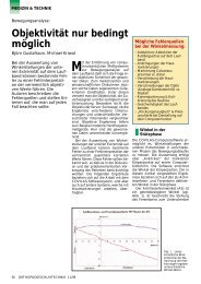 Objektivität nur bedingt möglich - Currex