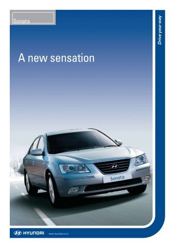 A new sensation - Extranet - Hyundai