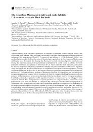 The ctenophore Mnemiopsis in native and exotic ... - interface.creativ...