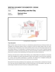 Sex(uality) and the City - MArch(Prof) 2013ThesisWork