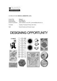 Topic Outline for Gerard Gruiters and Frances Cooper's Design 2 ...