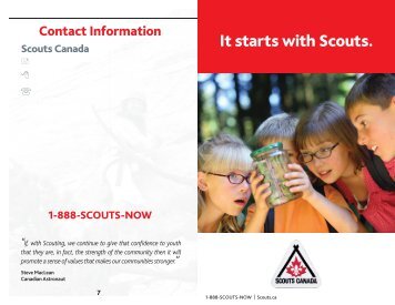 Sponsor Brochure - Scouts Canada