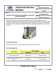 Technical Service Bulletin - Hyundai Canada