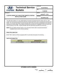 Technical Service Bulletin - Hyundai Canada