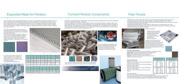 Formed Filtration Components Filter Panels Expanded Metal for ...