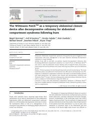 The Wittmann Patch as a temporary abdominal closure device after ...