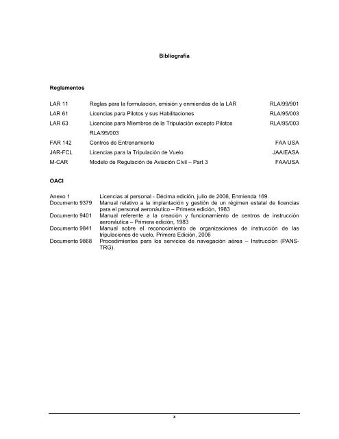 LAR 142 - ICAO