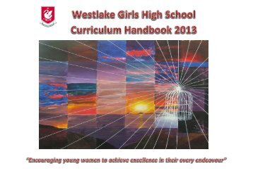 Curriculum Handbook for 2013 - Westlake Girls High School