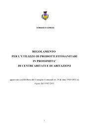 Regolamento per utilizzo Fitosanitari (pdf) - Comune di Coredo