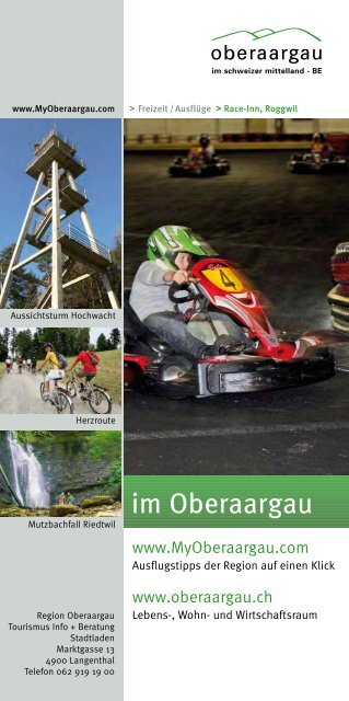 IM AARE - Oberaargau Tourismus