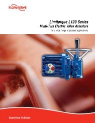 Limitorque L120 Series - Flowserve Corporation