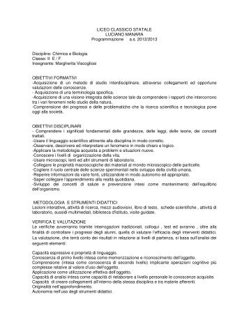 2012 programmazione 2 E-2F.pdf - Liceo Classico Luciano Manara