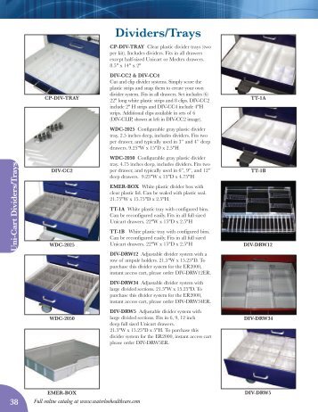 a complete selection of divider systems - Karras Medical, Inc.