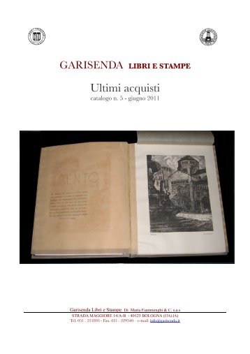 Ultimi acquisti - Garisenda - Libri e Stampe