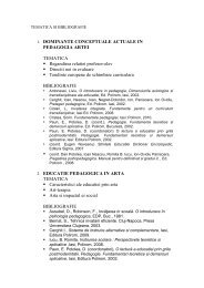 Bibliografie concurs post didactic de conferentiar DPPD