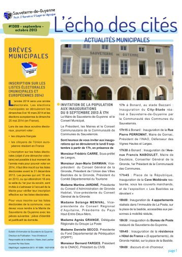 le document - Sauveterre-de-Guyenne