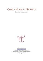 Opera Â· NOmiNa Â· HistOriae - Scuola Normale Superiore