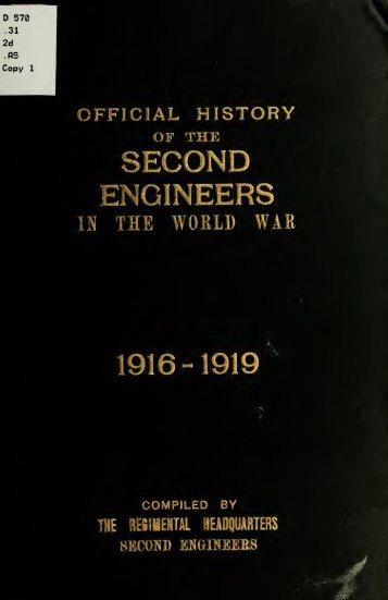 Official History of the Second Engineers in the ... - waughfamily.ca