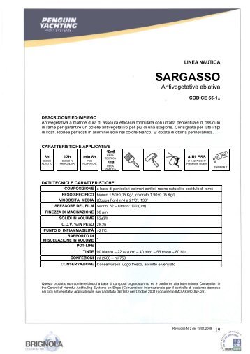 SARGASSO - Brignola