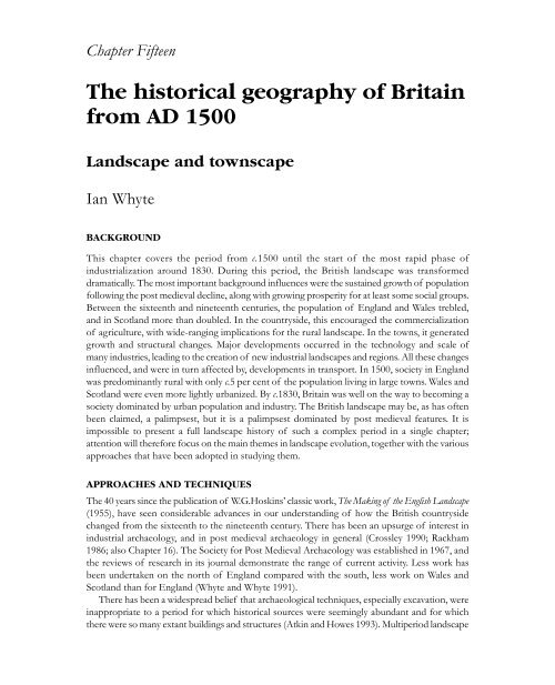 The Archaeology of Britain: An introduction from ... - waughfamily.ca