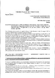 disposizione interna - Ordine degli Avvocati di Treviso