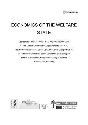 ECONOMICS OF THE WELFARE STATE