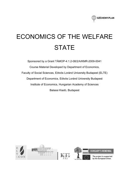 ECONOMICS OF THE WELFARE STATE