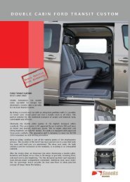 DOUBLE CABIN FORD TRANSIT CUSTOM - Snoeks